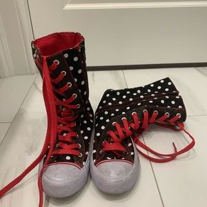 MINNIE MOUSE lace up sneakers